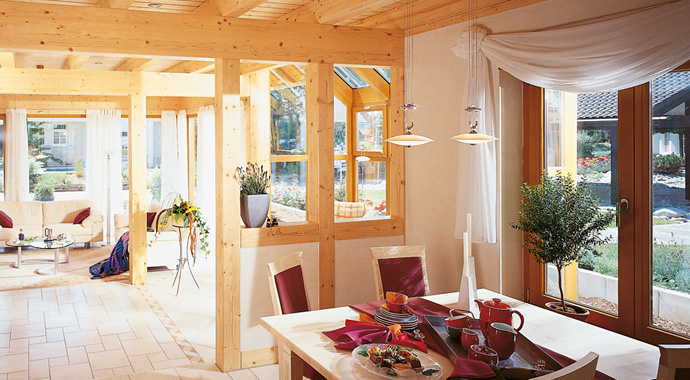 Musterhaus Klassik 116, Beilharz Essbereich