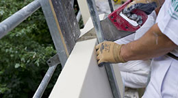 Fassadendämmung mit Polyurethan-Hartschaum-Dämmplatten