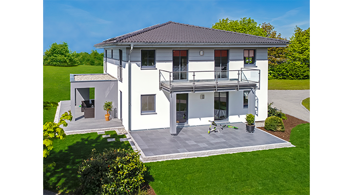 Haas Fertigbau MH Falkenberg 150 Außenansicht