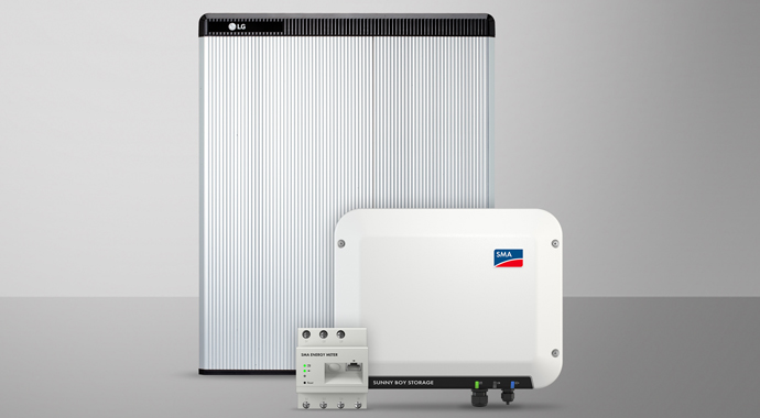 Speicherlösung von SMA und LG Chem