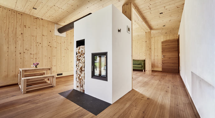 Wohnbereich Wohnhaus Abersee von holzius