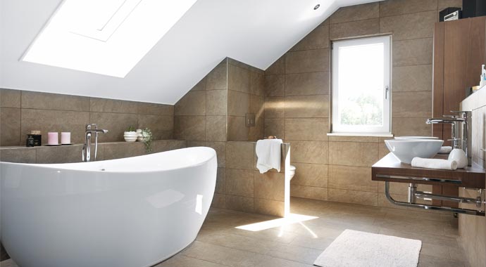 Badezimmer Kundenhaus Elfenberg von SchwörerHaus