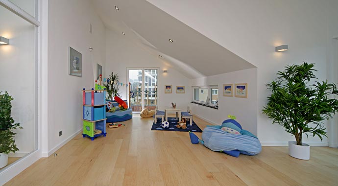 Fertighaus Weiss Musterhaus Erlangen Kinderzimmer