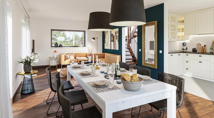 Essbereich SmartSpace-E-120 E1 von Schwabenhaus