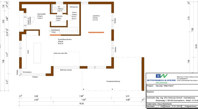 Bittermann & Weiss, Musterhaus Mannheim