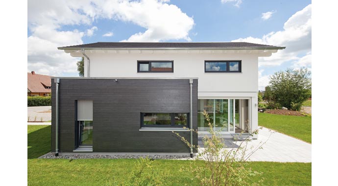 Musterhaus Bad Saulgau von Kampa Außenansicht