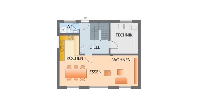SchwörerHaus Haus Noller Grundriss Erdgeschoss