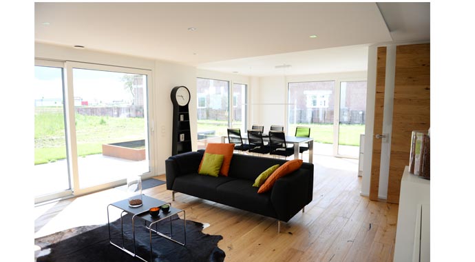 FBW Fertigbauwochner Musterhaus Rheinhausen Wohnzimmer