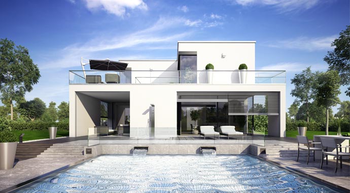 Okal Haus Musterhaus Wuppertal Außenansicht