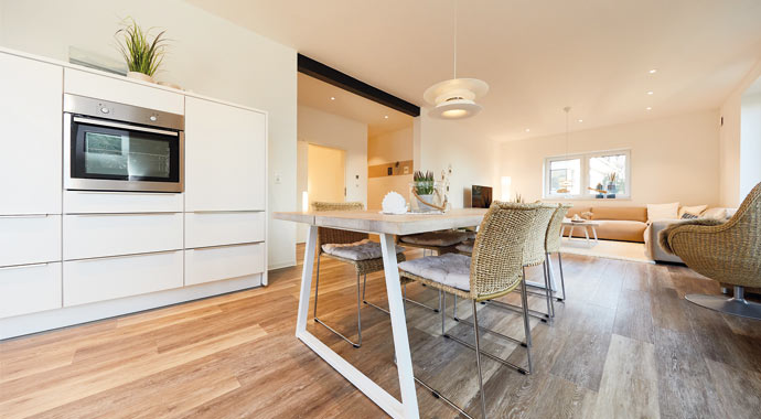 Essbereich Haus Silkeborg von Danhaus