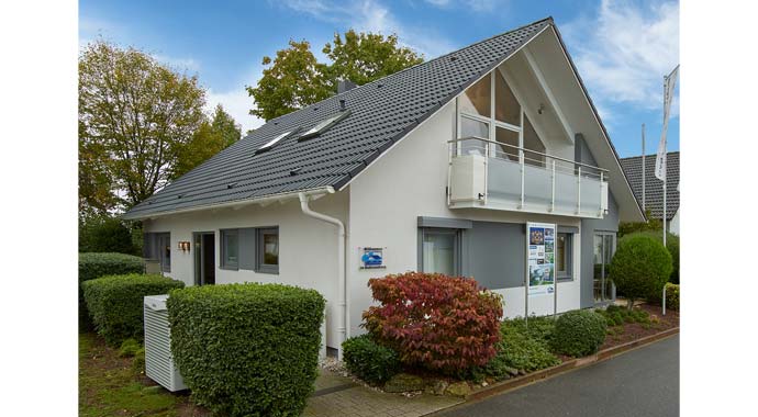 Außenansicht Musterhaus Mannheim von Das Bodenseehaus