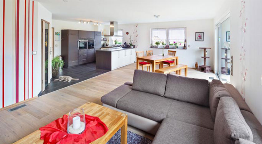 Heinz von Heiden Klassisches Einfamilienhaus Wohnbereich