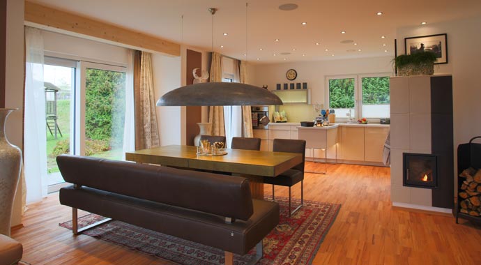 ELK Fertighaus ELK Living 153 Essbereich