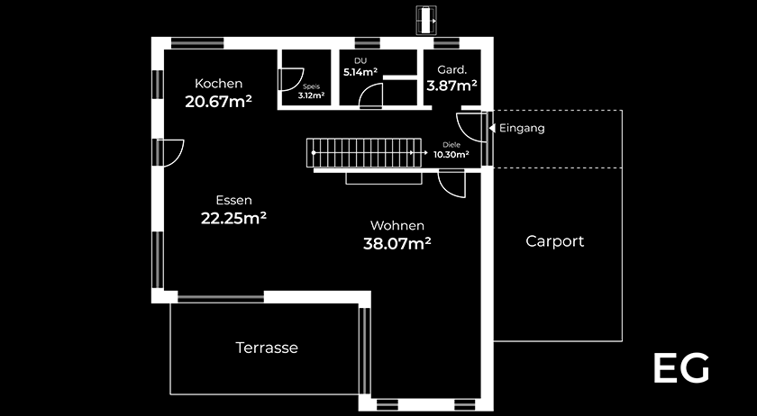 Grundriss Erdgeschoss