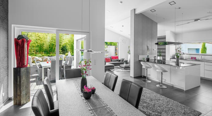 Essbereich Bungalow Bretten von Bittermann & Weiss