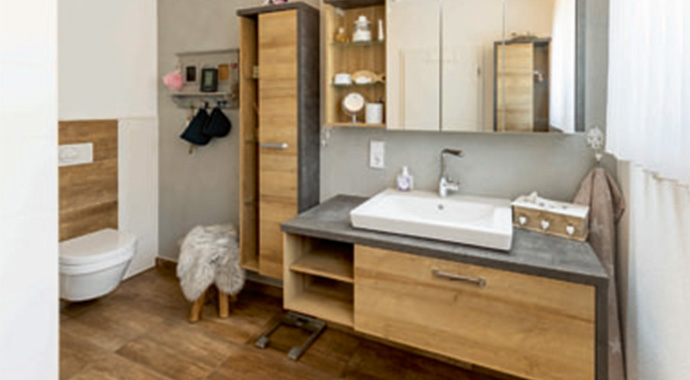 Badezimmer Nivo 95F von FingerHaus