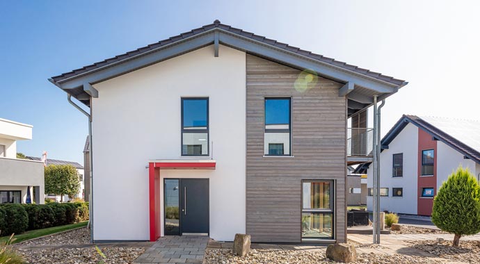 Außenansicht Genusshaus – Musterhaus Köln-Frechen von Meisterstück-HAUS