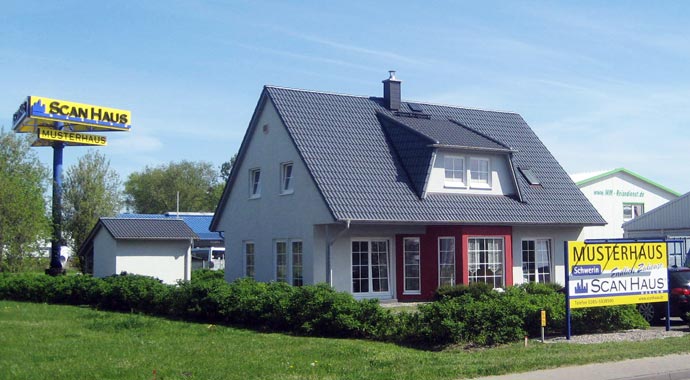 ScanHaus Musterhaus Schwerin Außenansicht