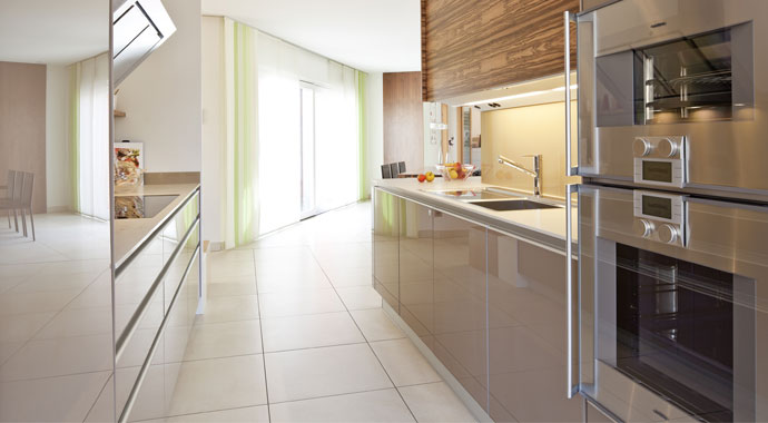 Luxhaus Musterhaus Georgensgmünd Küche