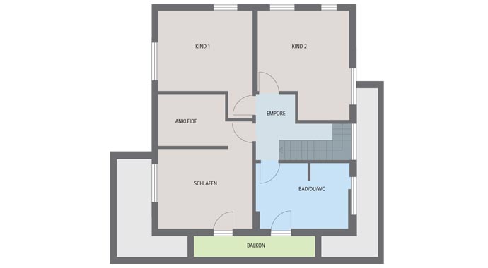 Living Haus Sunshine 165 Grundriss Obergeschoss