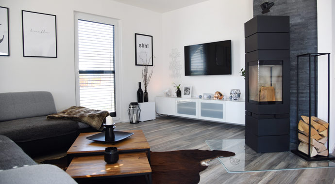 Wohnbereich Sunshine 143 von Living Fertighaus