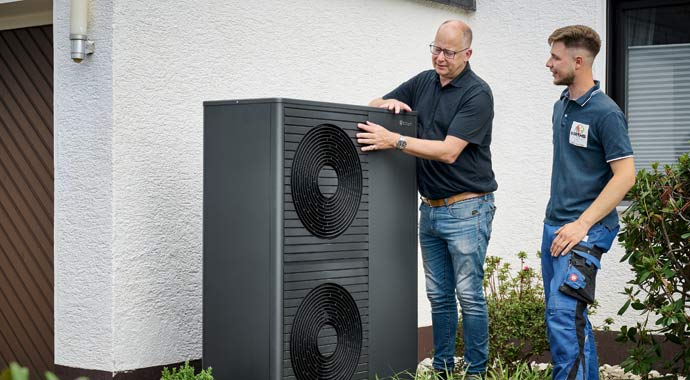 Luft-Wasser-Wärmepumpe aroTHERM plus von Vaillant