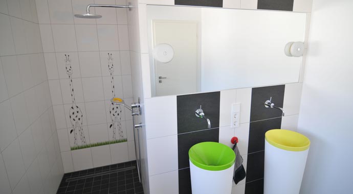 Solid-Haus Kundenhaus Eiden Kinderbad