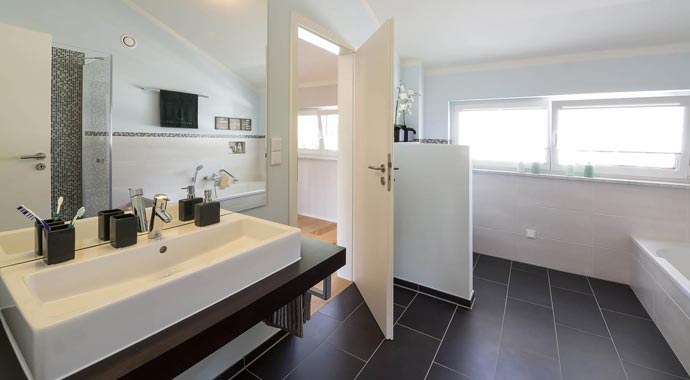 Haas Fertigbau Haas MH Mannheim J 159 Badezimmer