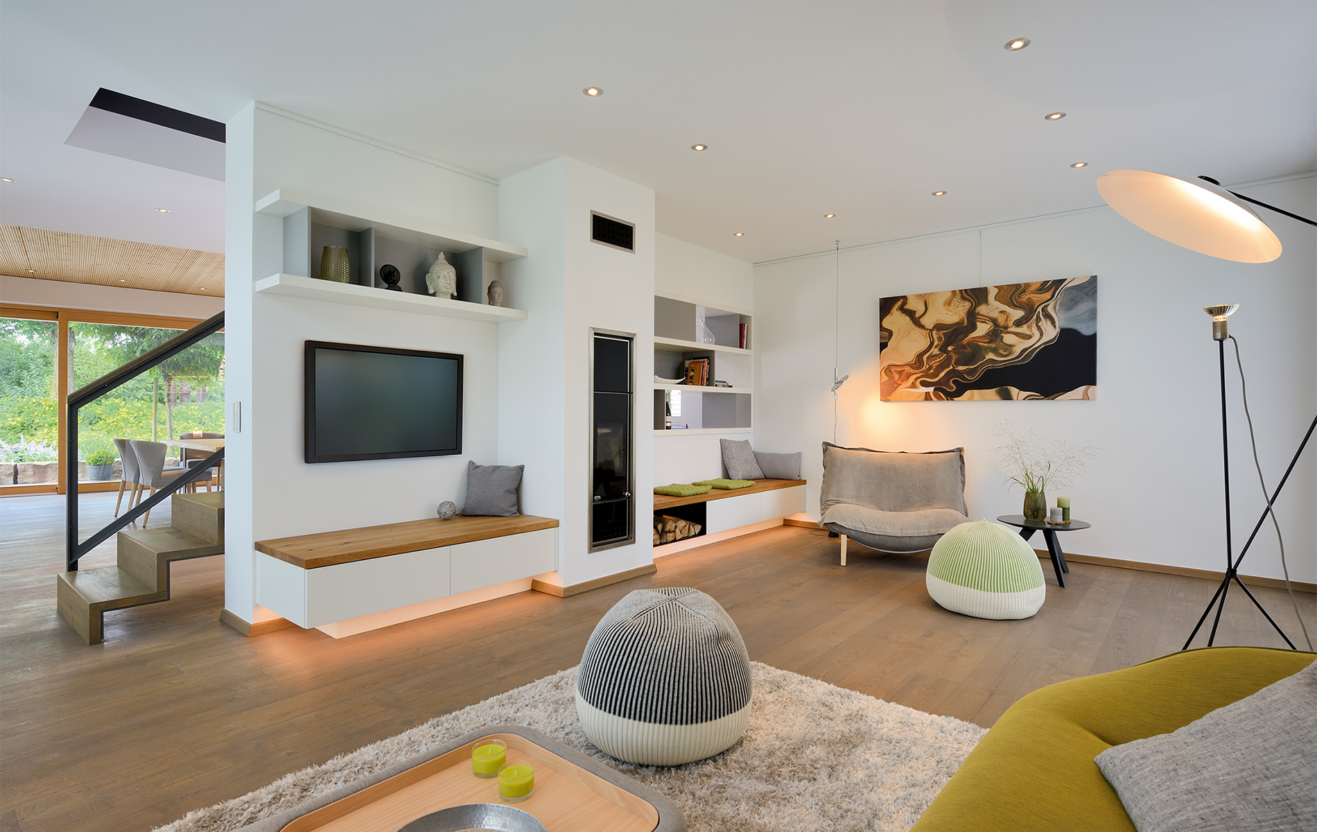 Gruber Musterhaus Wohnbereich