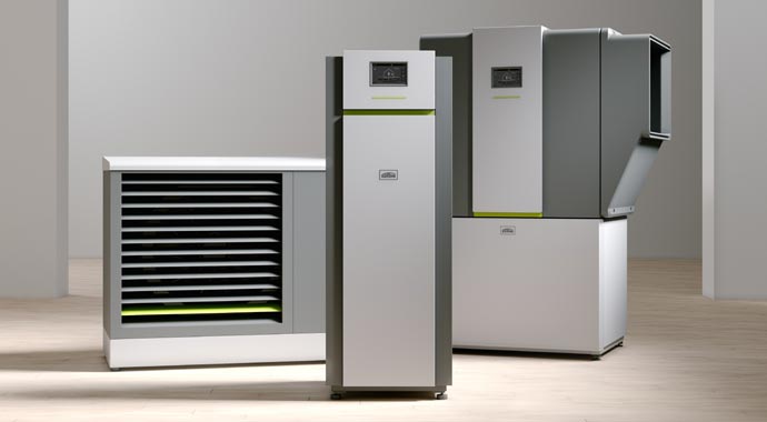 Wärmepumpenfamilie x-change dynamic von Kermi