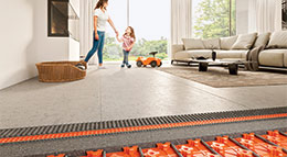 Keramik-Klimaboden BEKOTEC-THERM von Schlüter-Systems