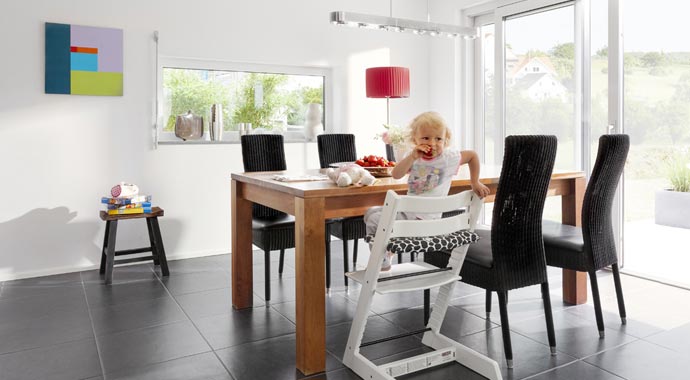 SchwörerHaus AW32 Effizienzhaus-55 Haus Hager Essbereich