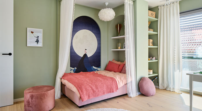 Kinderzimmer Musterhaus Poing von WeberHaus