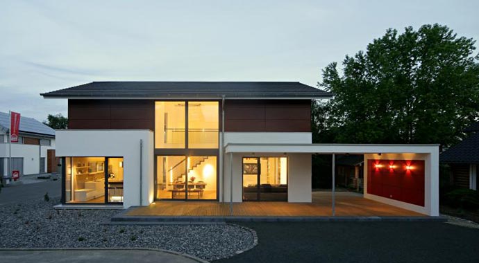 Bittermann & Weiss Musterhaus Mannheim Außenansicht