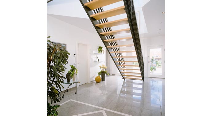 Ausstellungshaus Rheinau-Linx Stadtvilla von WeberHaus Innen