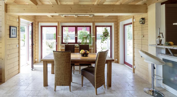 Stommel Haus Silberlinde-Schreiber Essbereich