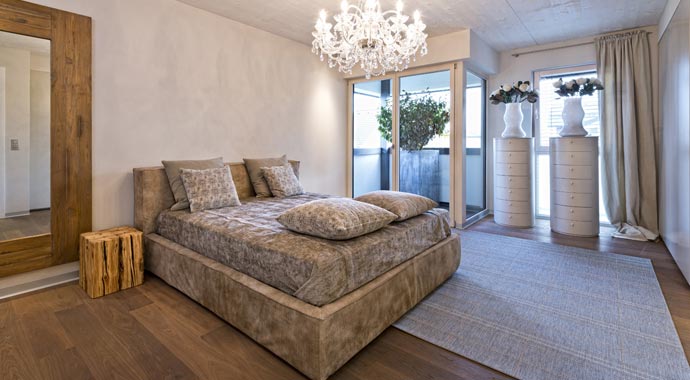 Griffner Fertighaus Musterhaus Wien Box Schlafzimmer