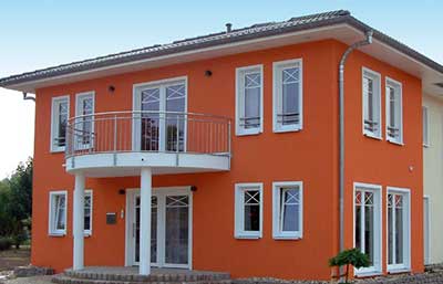 Rötzer Ziegel Element Haus Musterhaus Regensburg Außenansicht