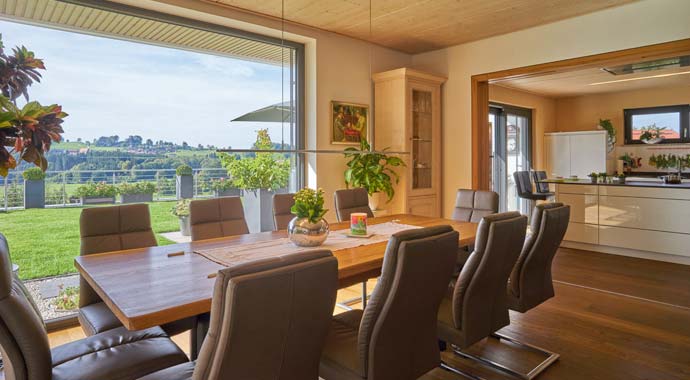 Essbereich Kundenhaus Grünwald von Sonnleitner