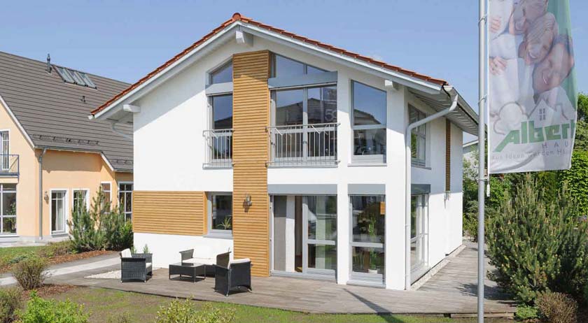 Albert-Haus Musterhaus Poing Außenansicht