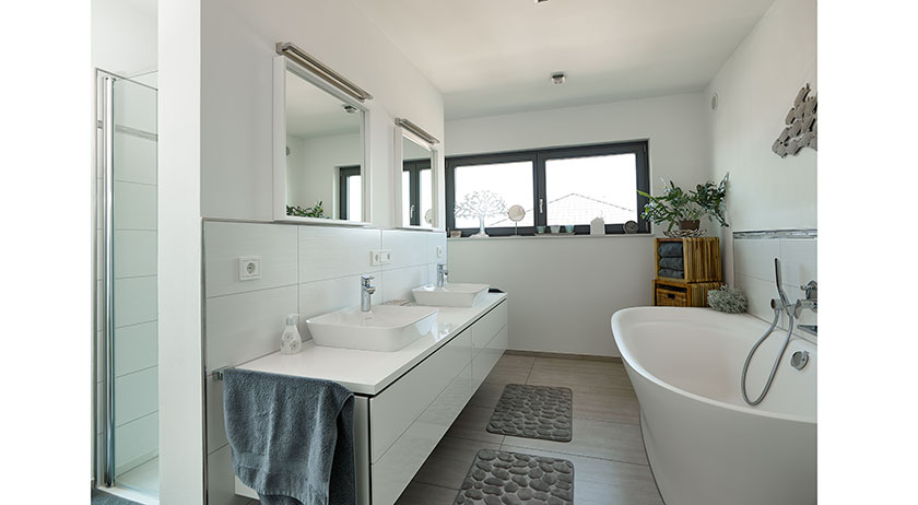 Gussek Haus Kundenhaus Baggio Badezimmer