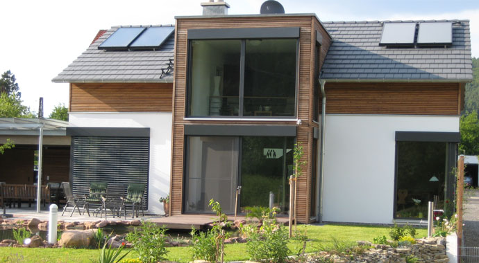 Holzhaus Rosskopf von Haus Sandweg Außenansicht