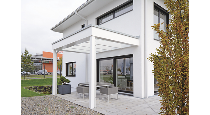 WeberHaus Ausstellungshaus Günzburg Terrasse
