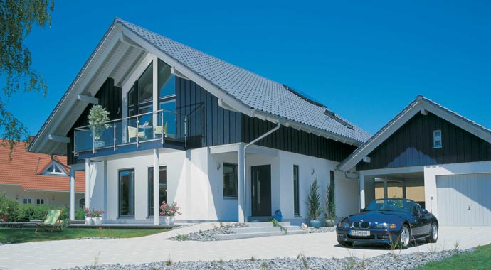 SchwörerHaus Musterhaus Plan E 15-208.1 Außenansicht