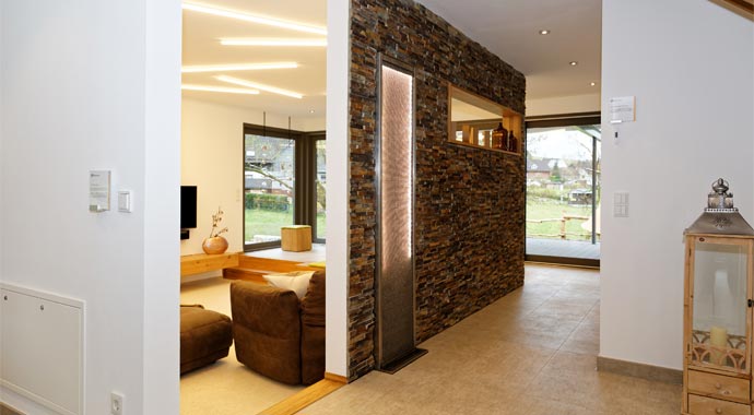 Büdenbender Hausbau Musterhaus Satchmo Wohnbereich