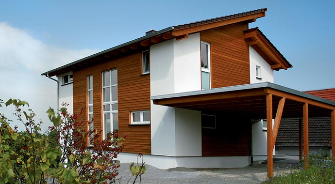 Individuelles Fertighaus aus Holz von Sander Haus Individuelles Fertighaus aus Holz von Sander Haus