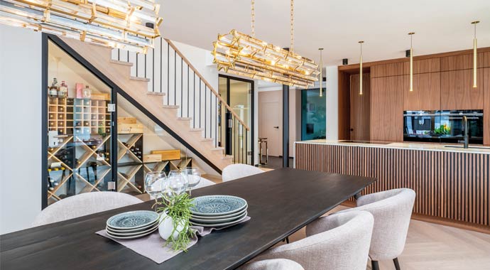 Essbereich Musterhaus Klara von Regnauer Hausbau