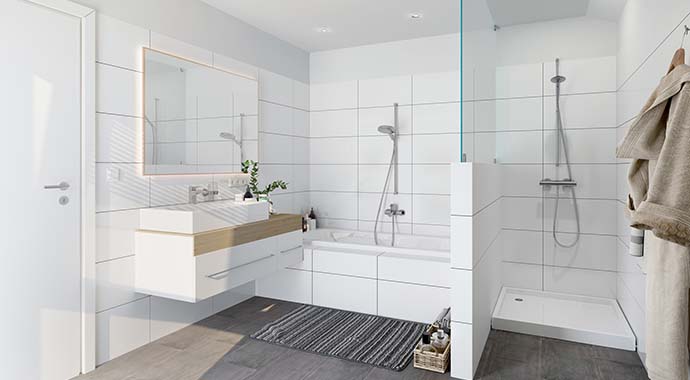 Badezimmer | Foto: FAVORIT Massivhaus