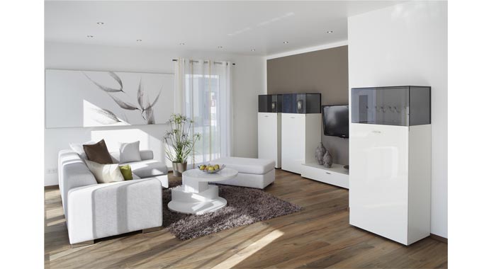Rensch-Haus Musterhaus Avenio Wohnbereich