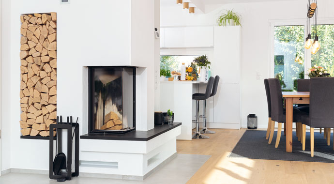 Wohnbereich Kundenhaus – Gewinnerhaus von WeberHaus